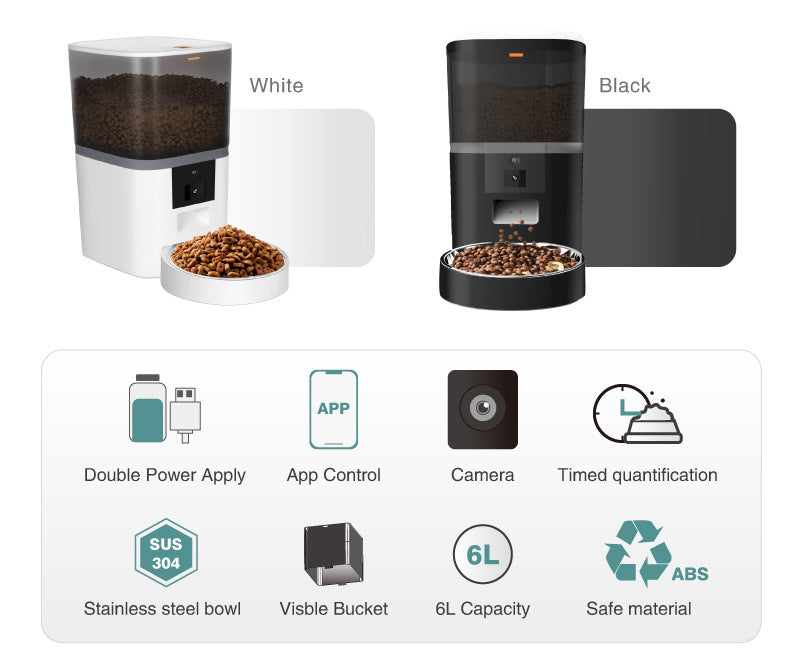 Pet Feeder with Camera and Voice recorder