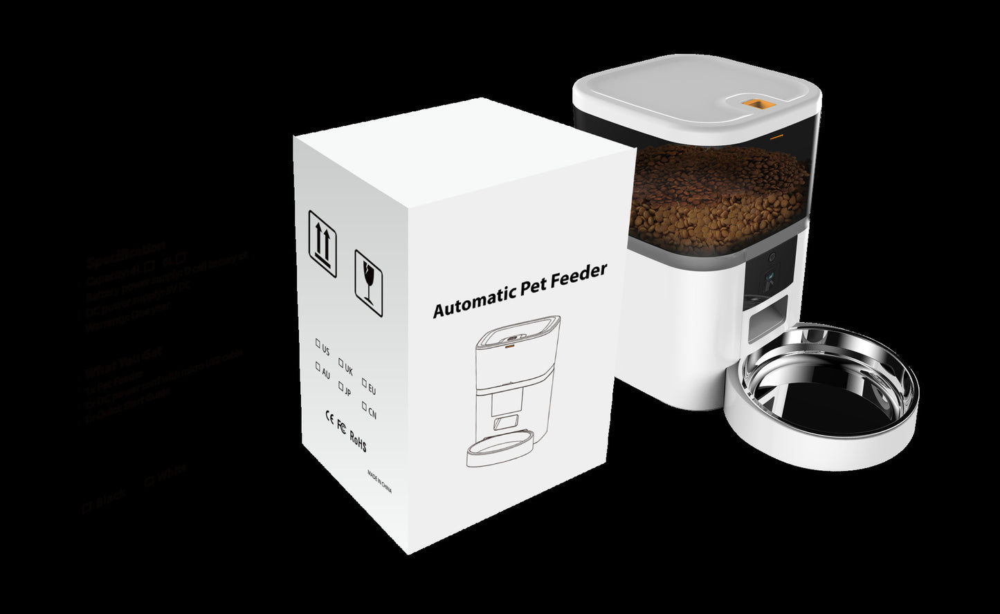Pet Feeder with Camera and Voice recorder