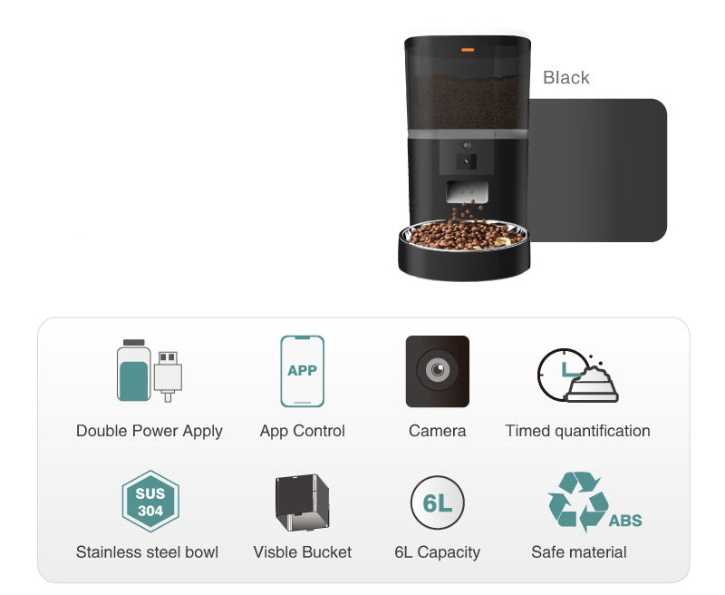 Pet Feeder with Camera and Voice recorder