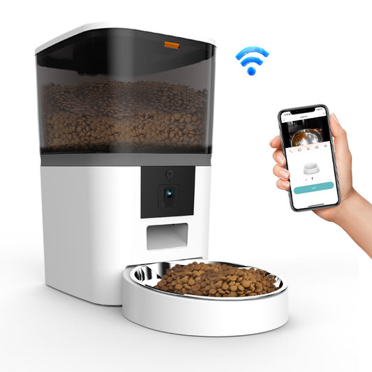 Pet Feeder with Camera and Voice recorder